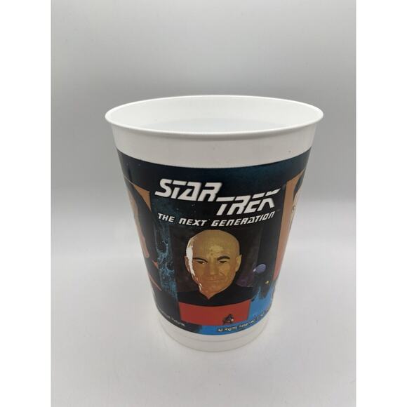 VTG 1991 Lot of 3 Star Trek Next Generation 7-11 7 Eleven Drinking Promo Cups - Picture 2 of 15